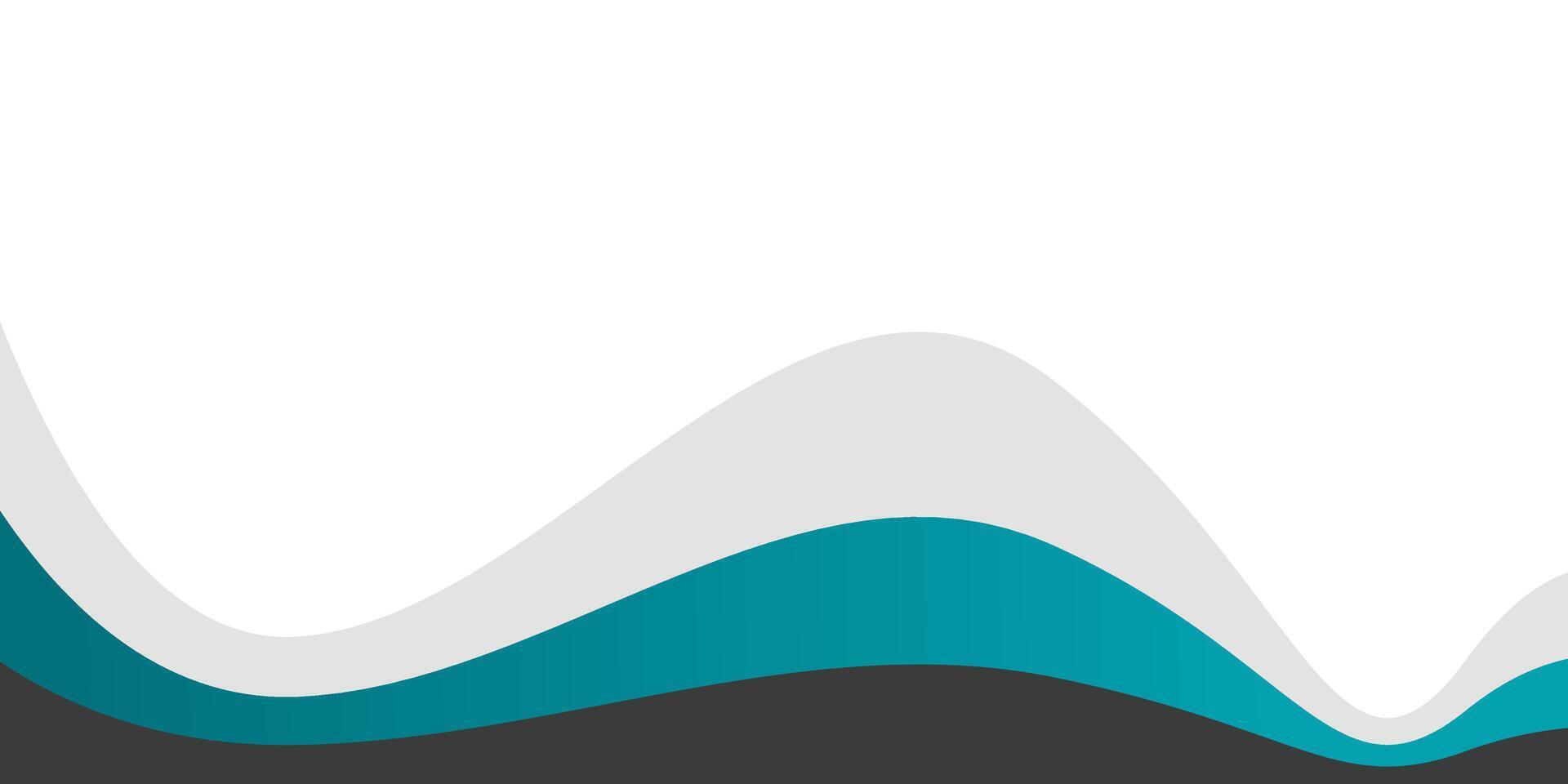simple gradient wave background vector