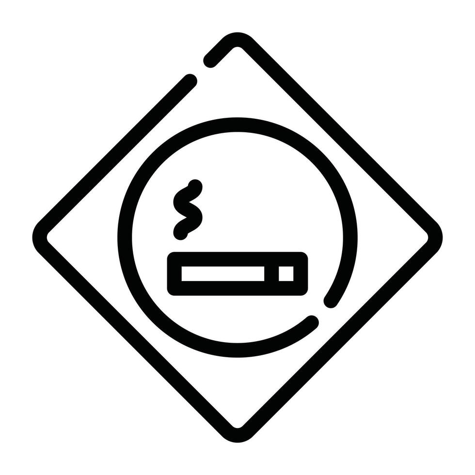 Smoking Area Sign vector