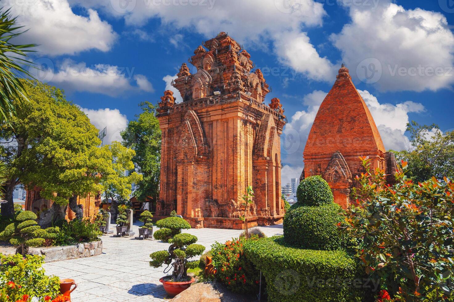 Nha Trang, Po Nagar Cham Towers showcase Vietnam historical and cultural legacy. photo