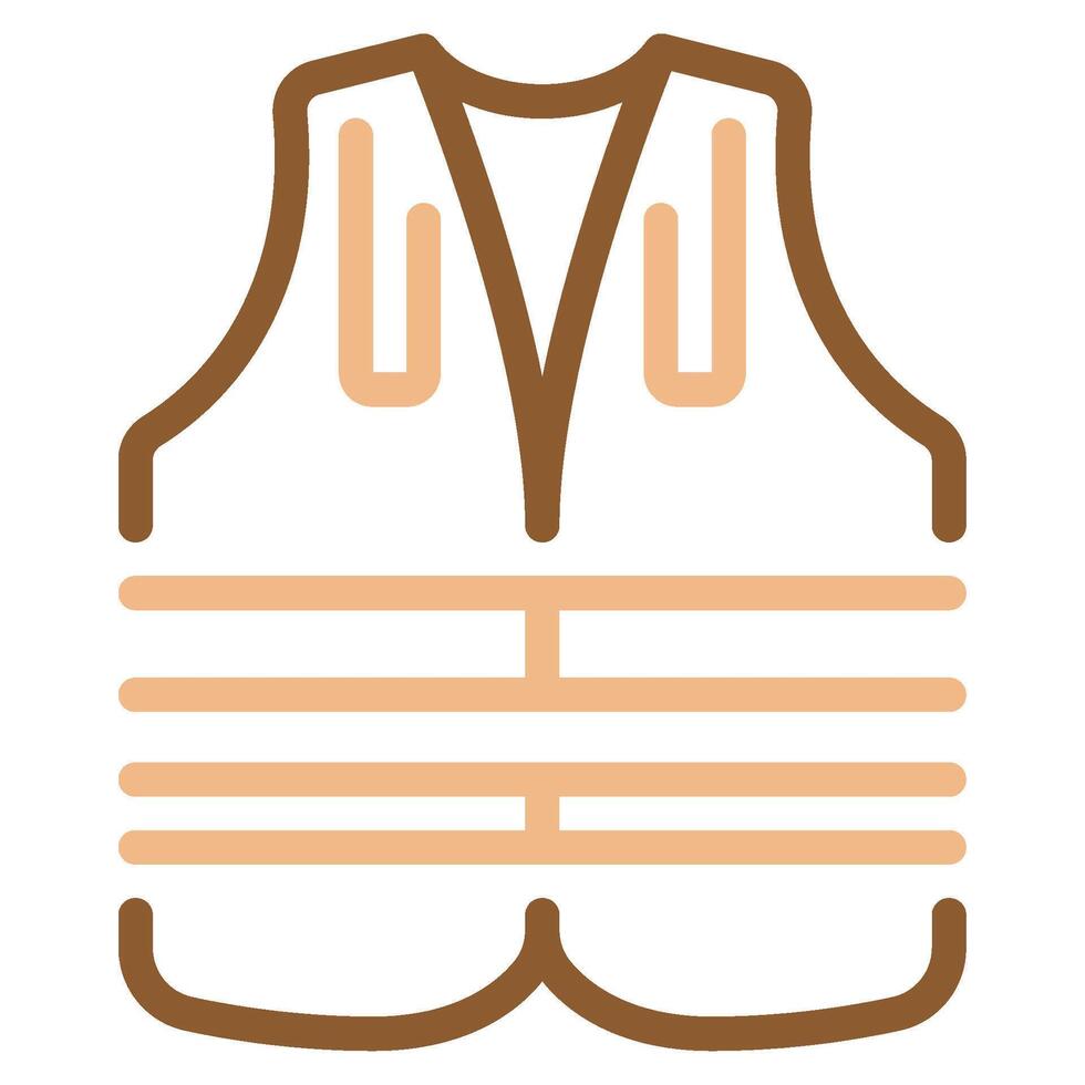 Safety vest icon for web, app, infographic, etc vector
