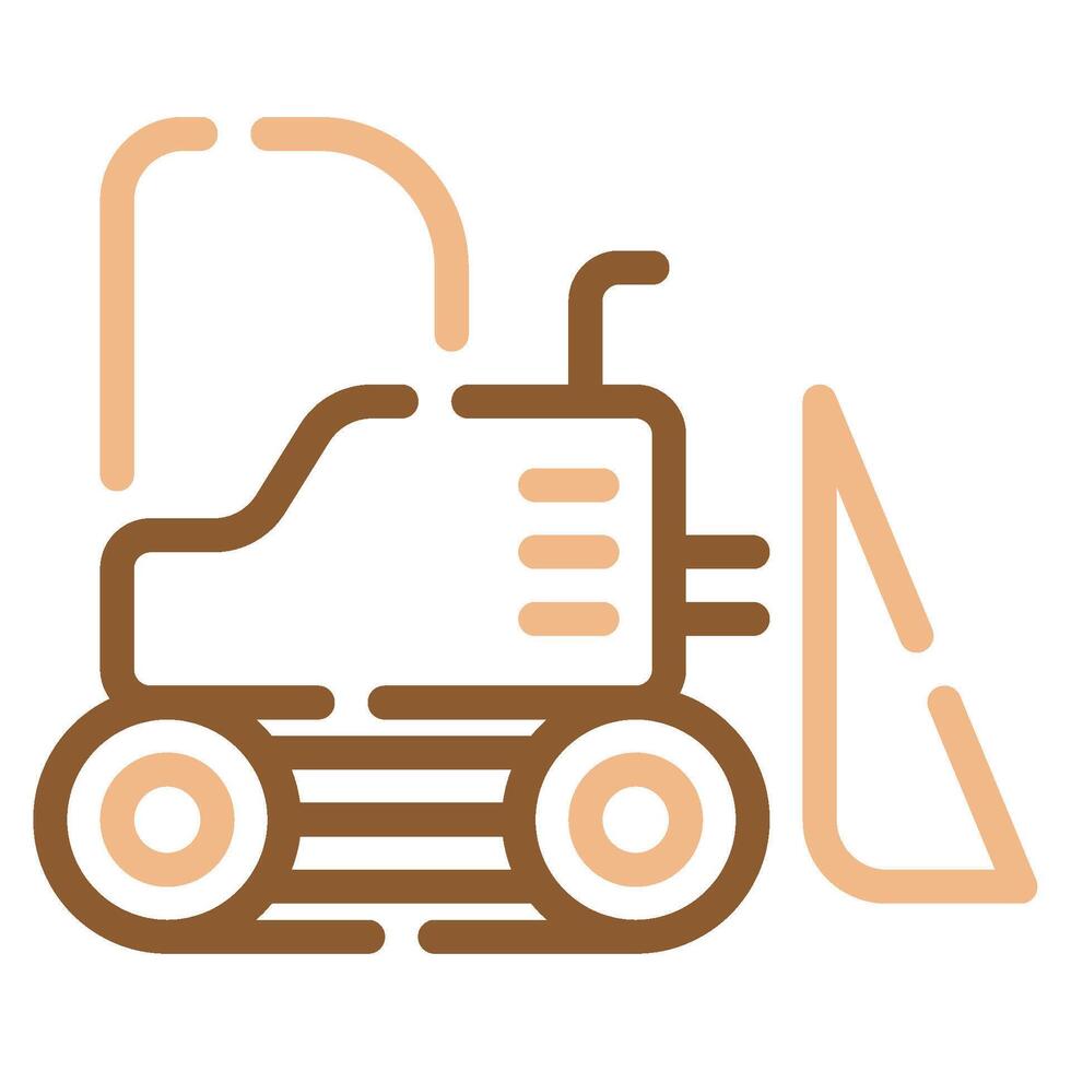 Bulldozer icon for web, app, infographic, etc vector