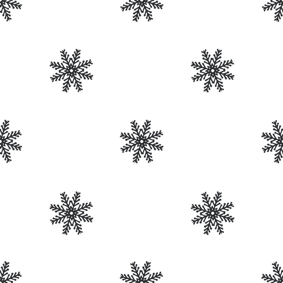 Snowflakes seamless pattern. graphic illustration for Christmas and New Year festive design. Ice stars for winter holiday background. Festive template for showcase, wallpaper, wrapping, fabric. vector