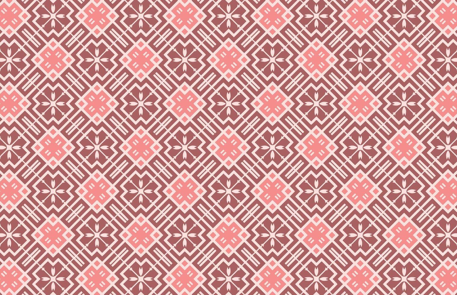 Abstract red square tile pattern vector