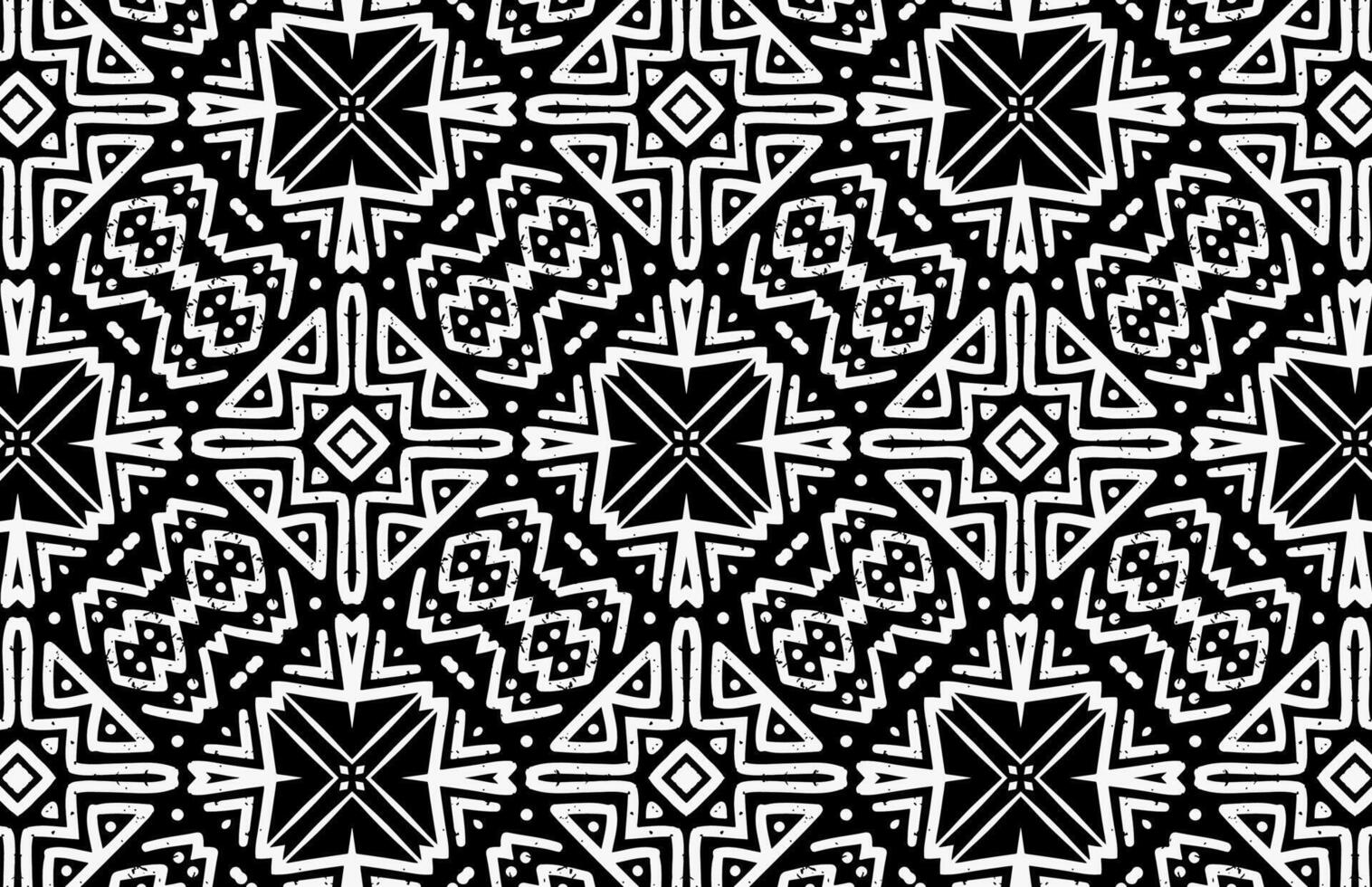 Black and white geometric pattern vector