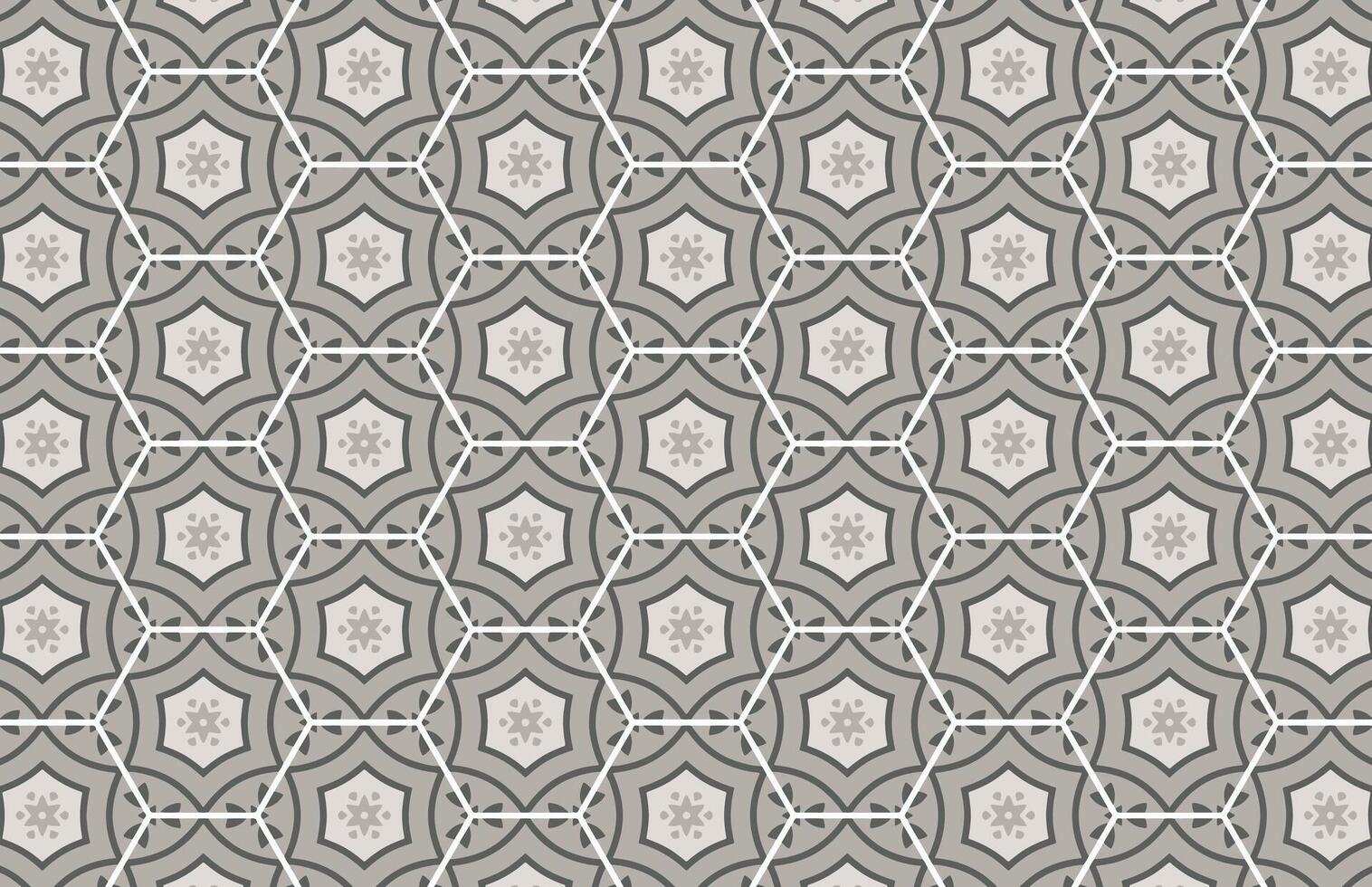 Abstract white and gray wallpaper, tile design pattern vector