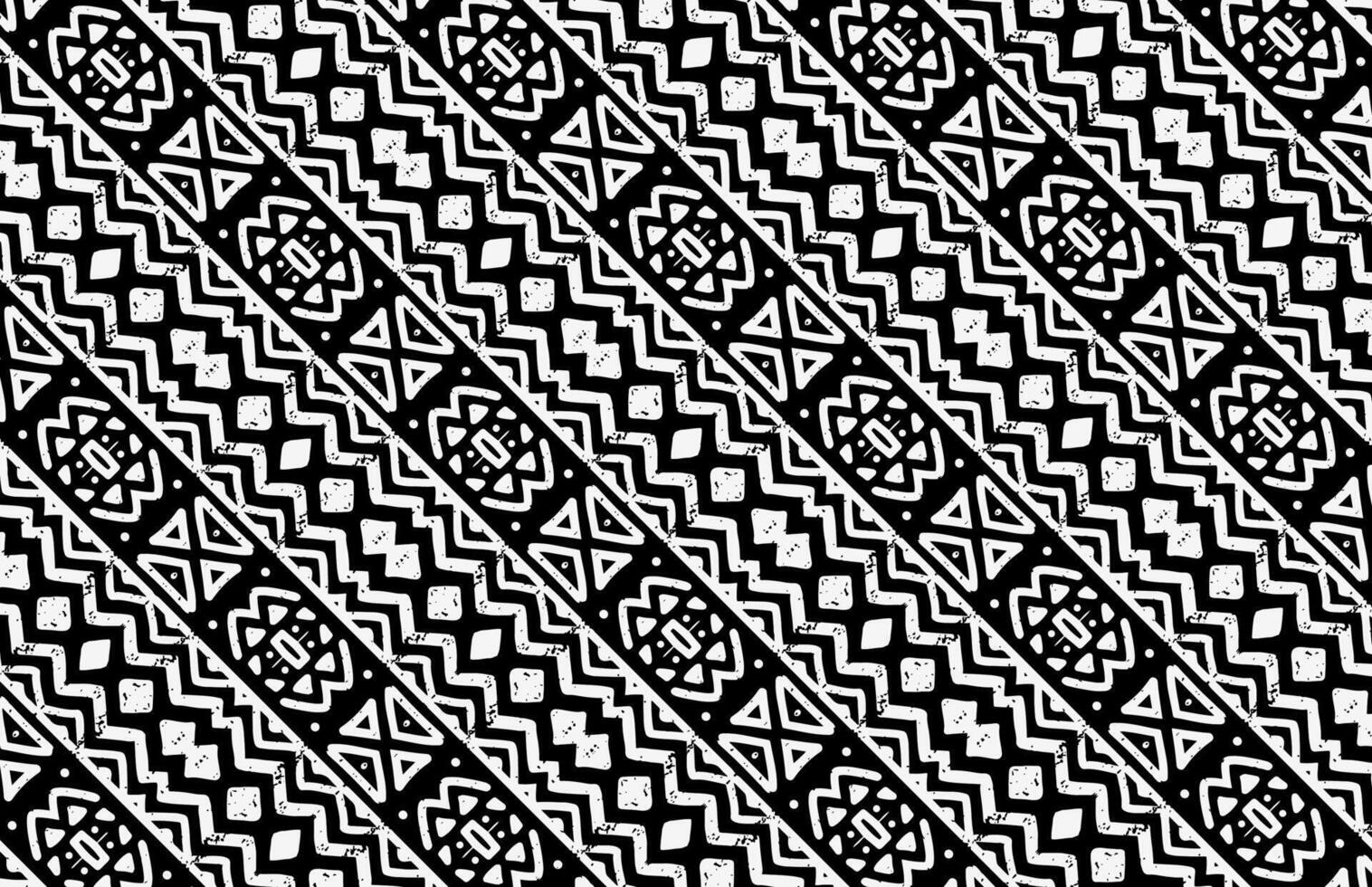 Black and white pattern with a zigzag design vector