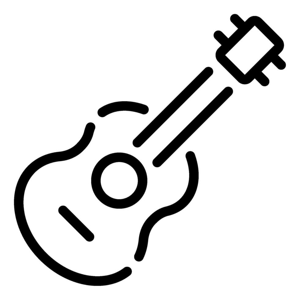 Acoustic Guitar icon for web, app, infographic, etc vector
