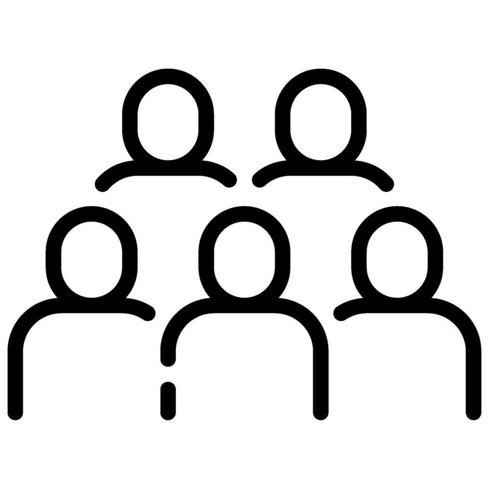 Crowd icon for web, app, infographic, etc vector