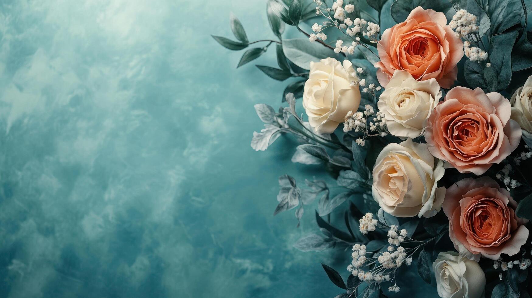 Beautiful Flower Decorations, an Elegant, Cinematic photo