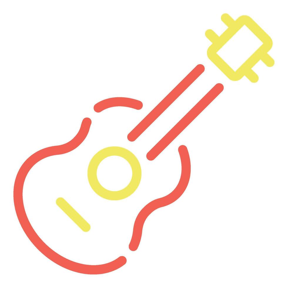 Acoustic Guitar icon for web, app, infographic, etc vector