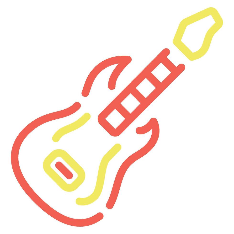 Electric Guitar icon for web, app, infographic, etc vector