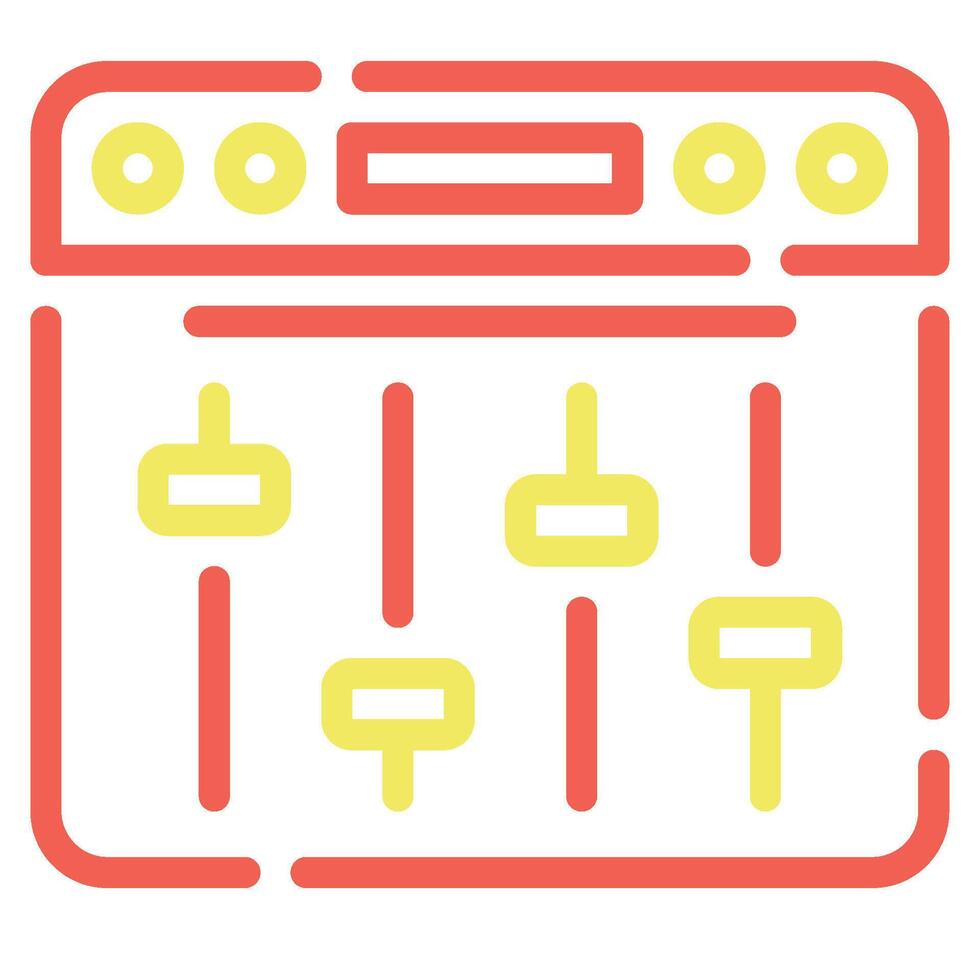 Mixer icon for web, app, infographic, etc vector