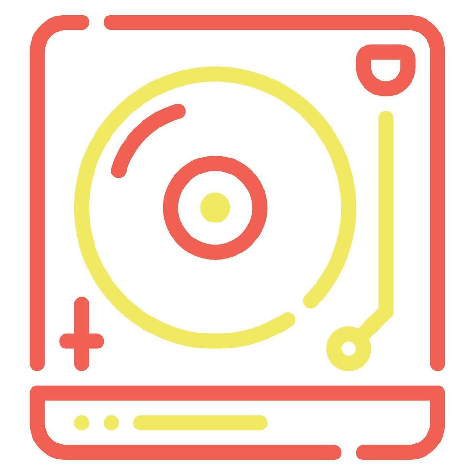 Turntable icon for web, app, infographic, etc vector