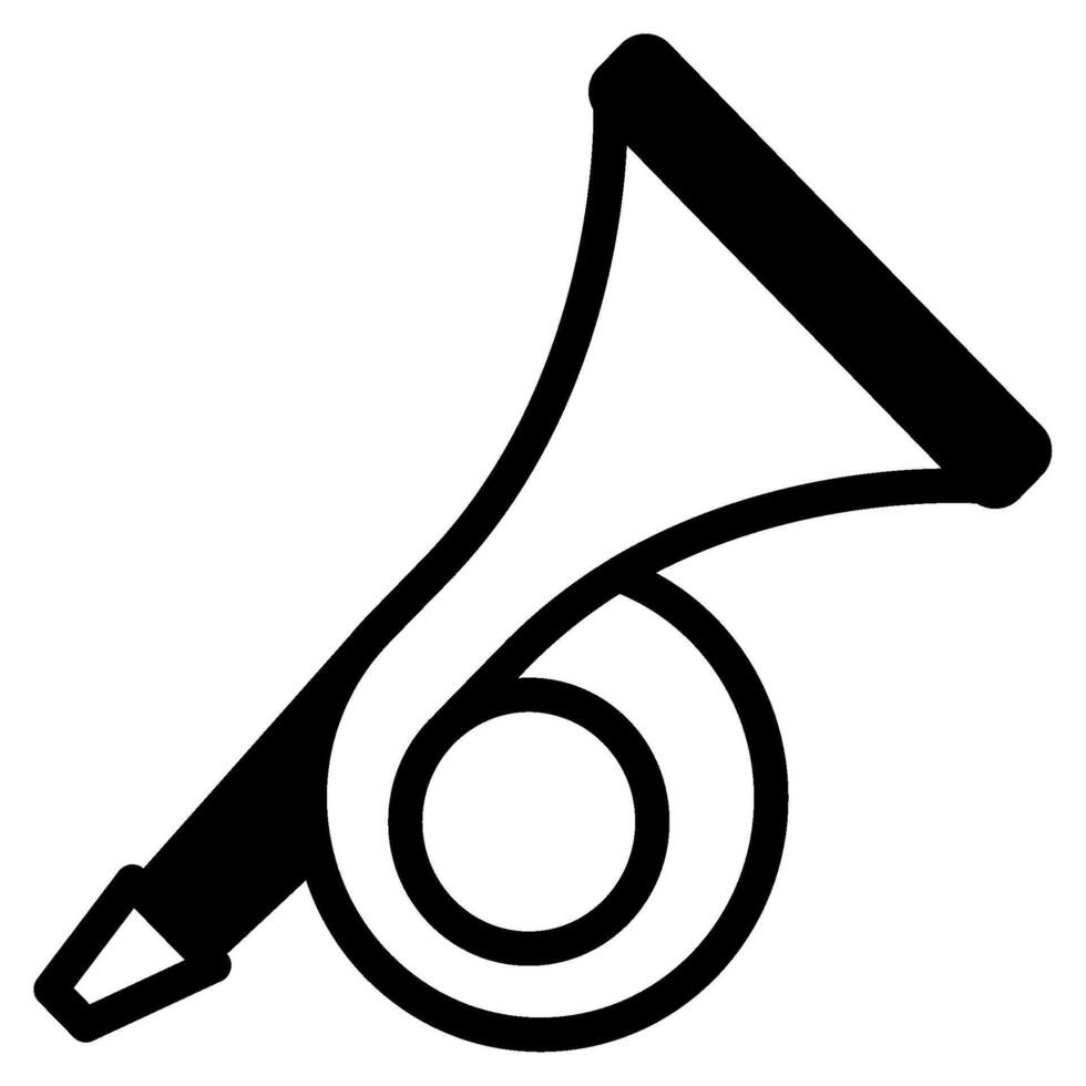 Trumpet icon for web, app, infographic, etc vector