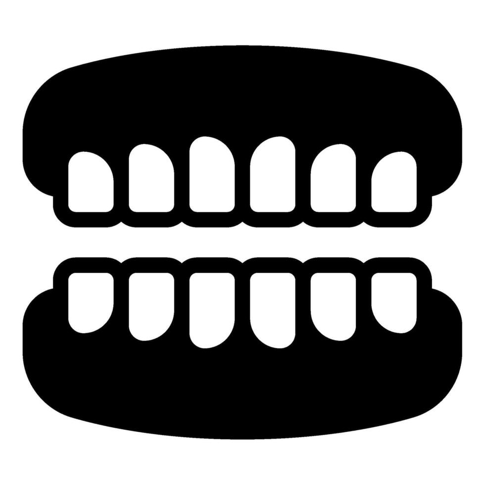 Dentures icon for web, app, infographic, etc vector