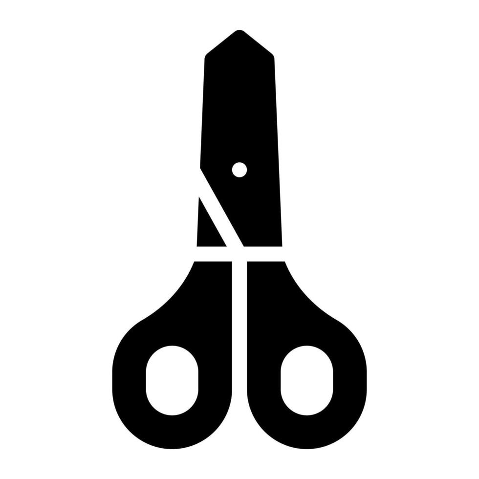 scissors Glyph Icon vector
