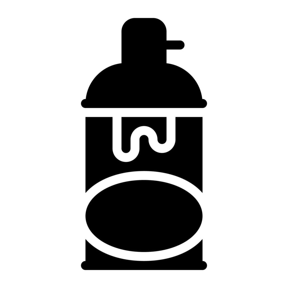 spray paint Glyph Icon vector