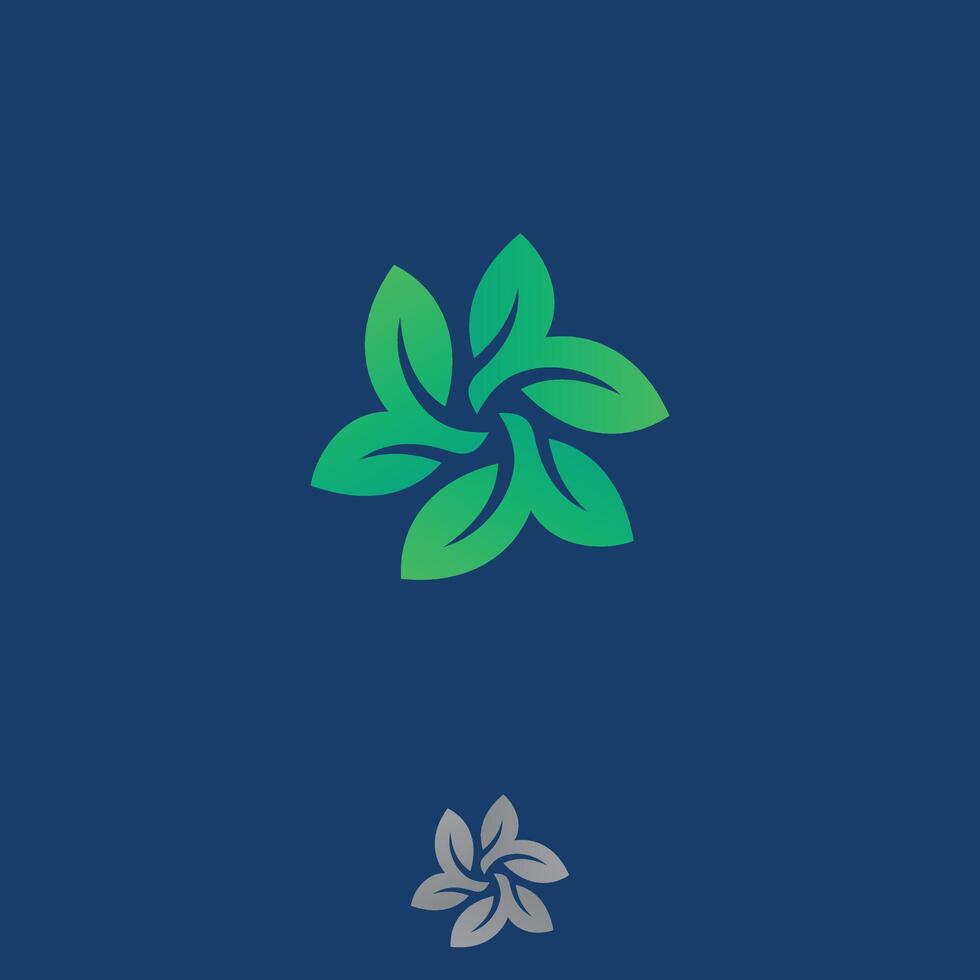Leaf logo design for farming or farmer association and more vector