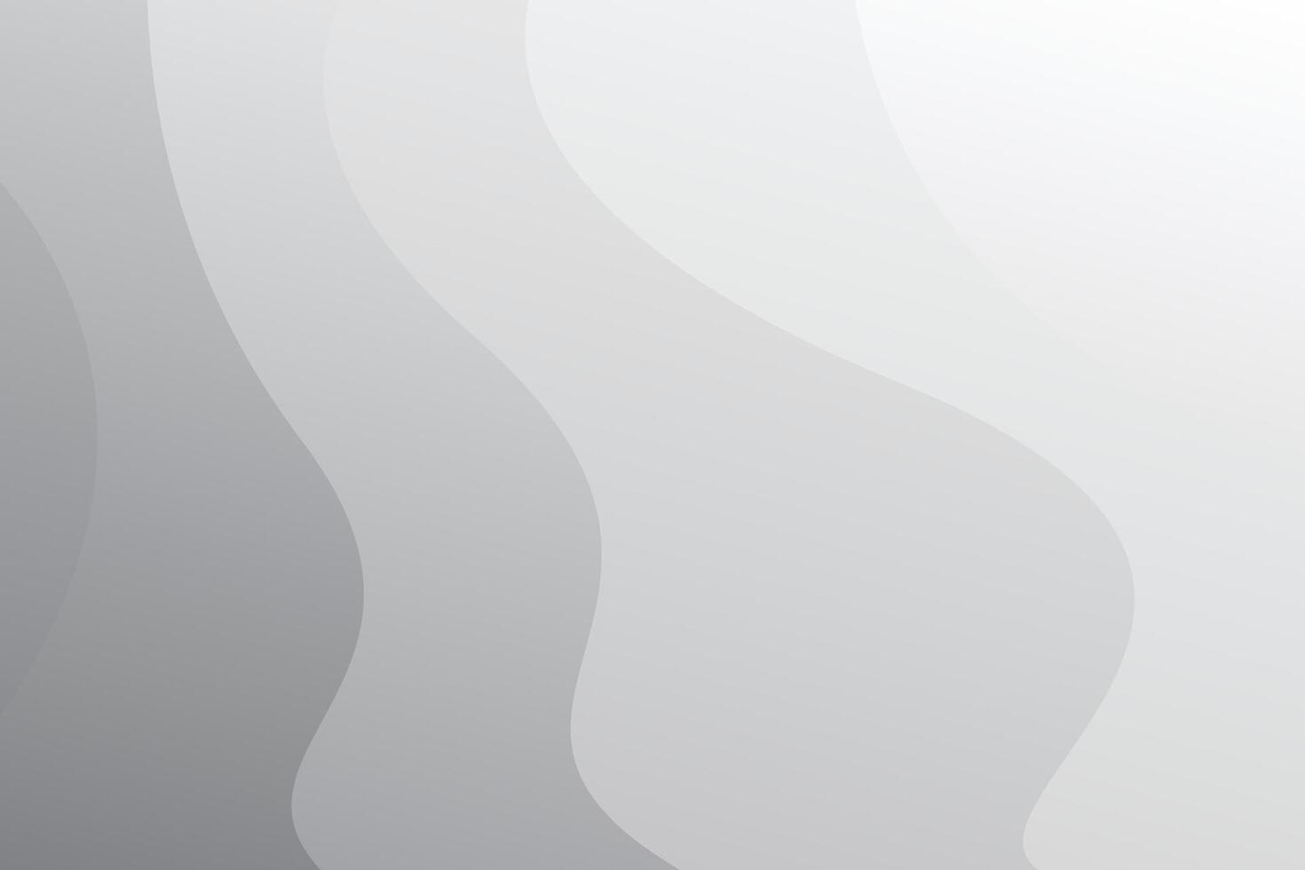gradient wave abstract white and gray modern soft and clean background template vector