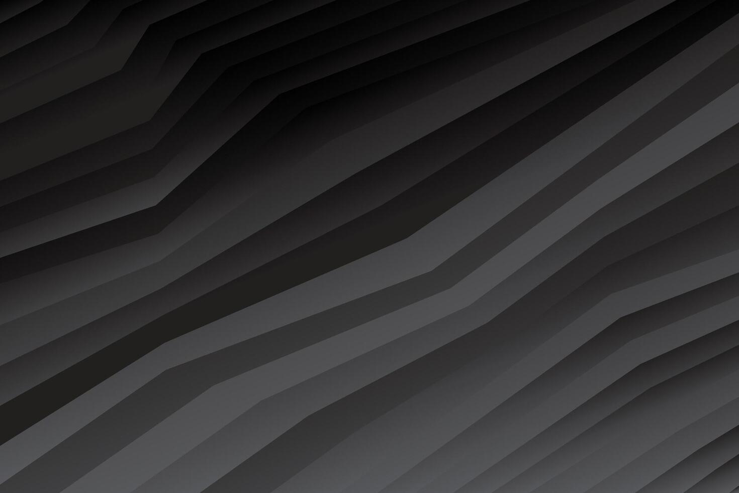 Black gradient abstract background design with dark graphic template vector