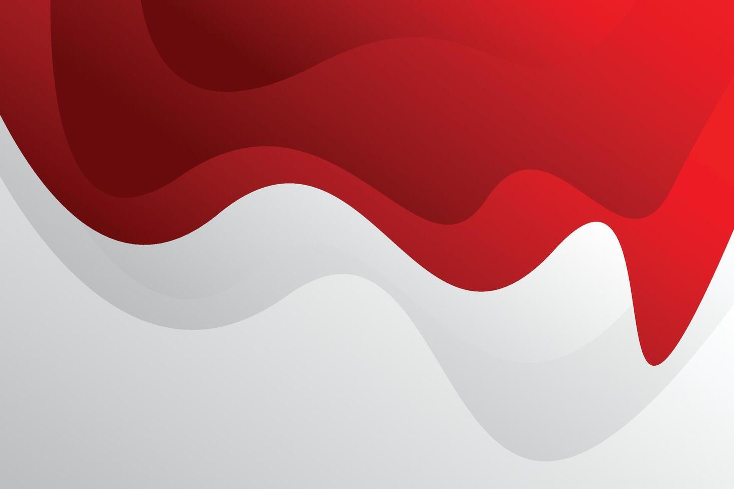 red white wave modern soft and clean background template vector