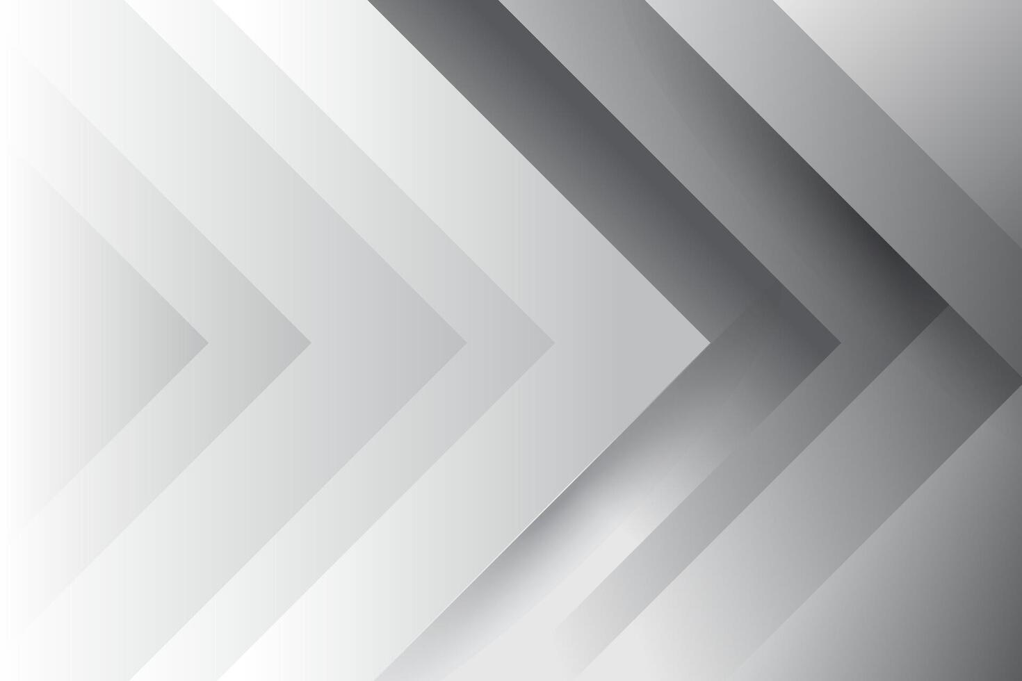 Gray and white arrows abstract background illustration. Abstract white and gray color, modern design background with geometric shape. vector