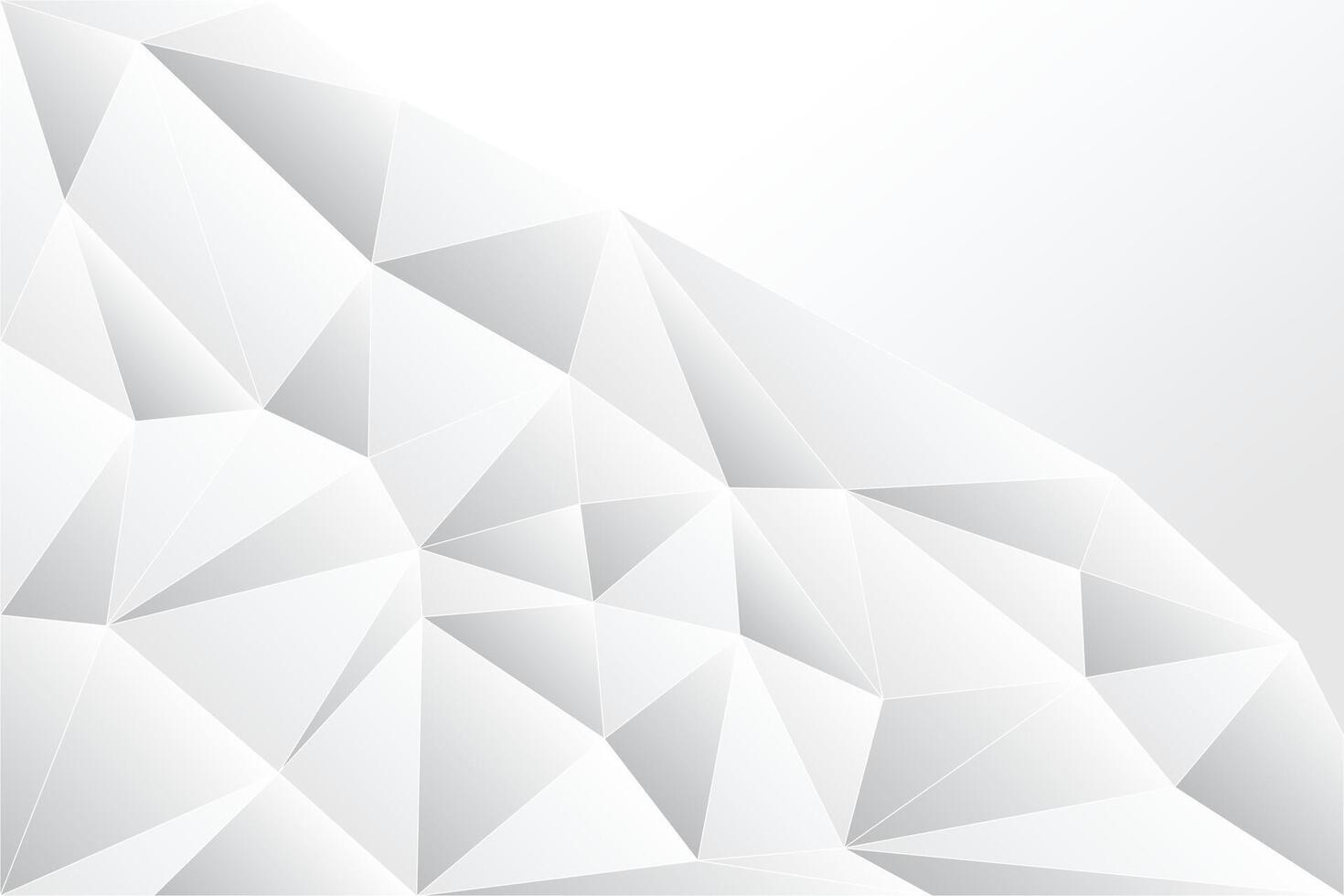 Gray and white polygon abstract background illustration. Abstract white and gray color, modern design background with geometric shape. vector