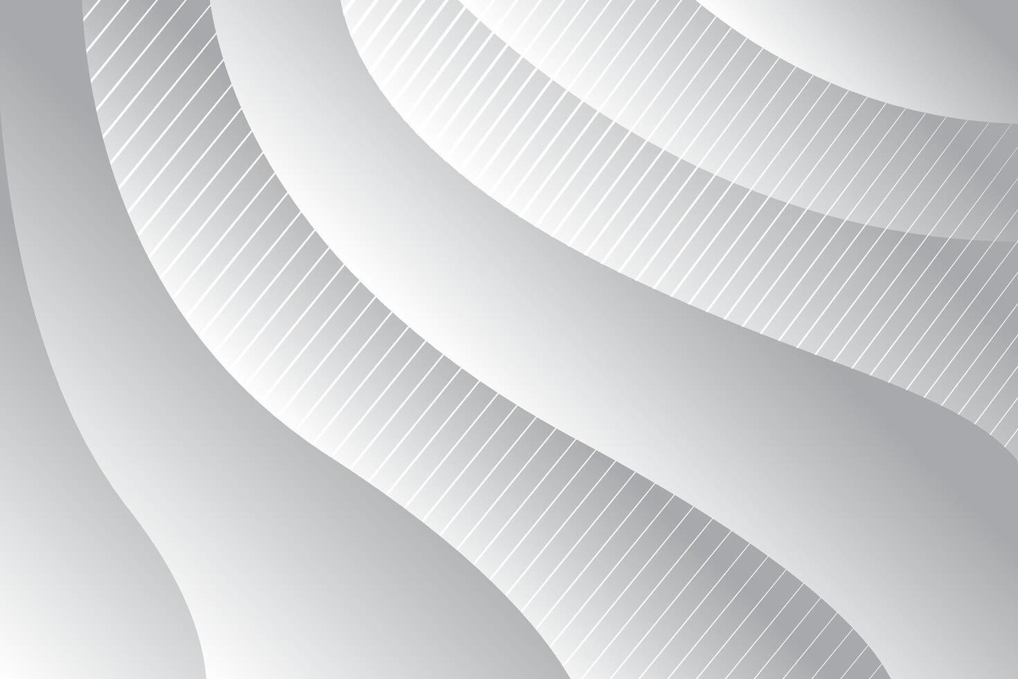 Abstract gradient white and gray modern soft and clean background template vector