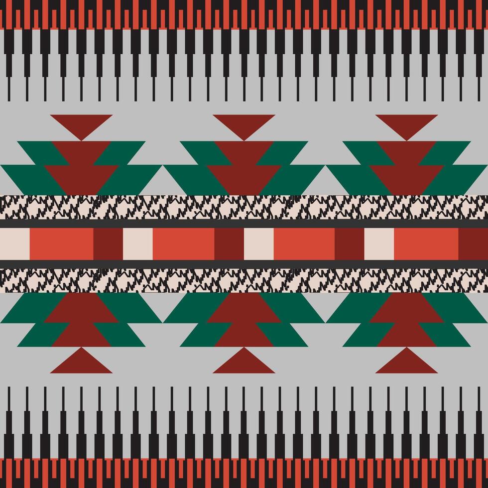 Ethnicity Native With Colours Mexico Fabric For Wallpaper Wrapping Tapestry. vector