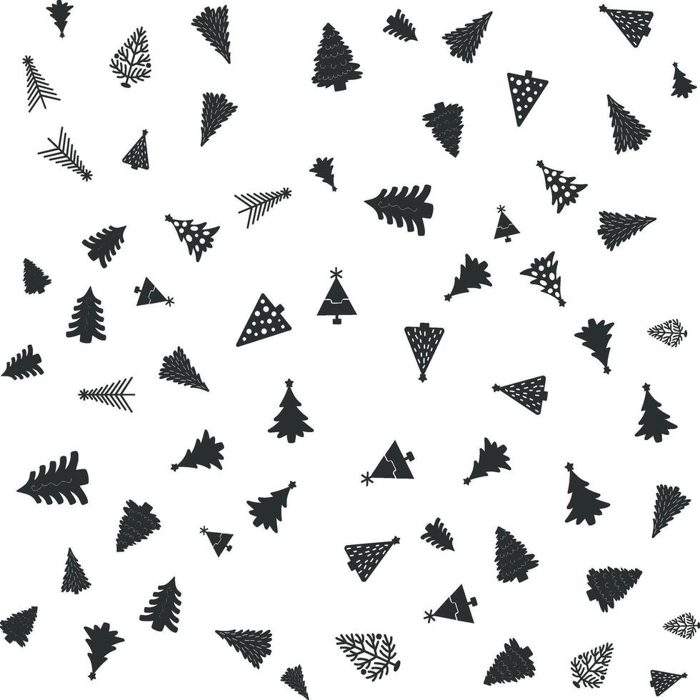 Christmas Tree Pattern vector