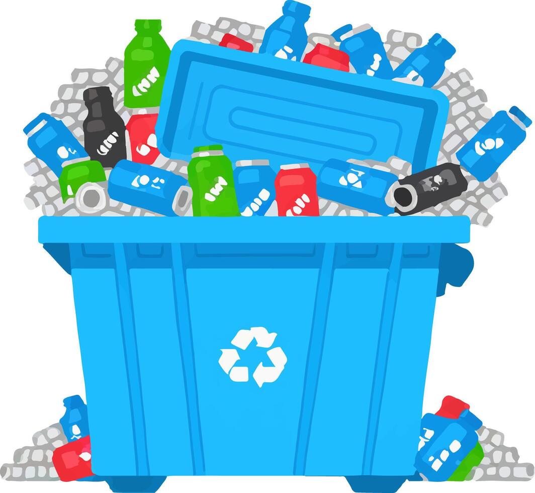 Dumpster Garbage Junk Trash Heavy vector