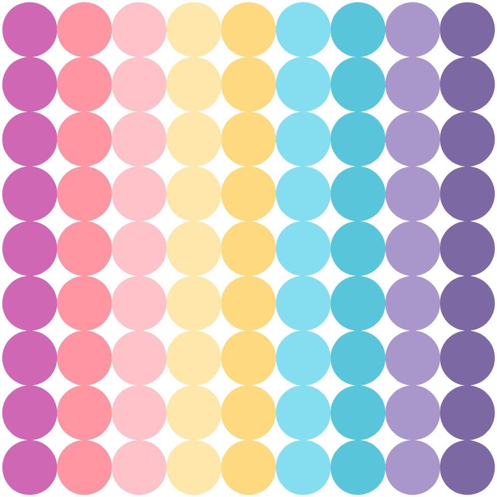 background with colorful rainbow dots vector