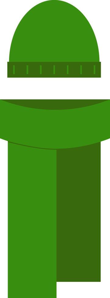 Hat and scarf set. vector