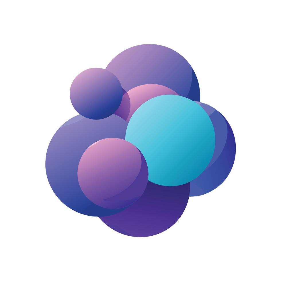 Modern Minimalist Spheres vector