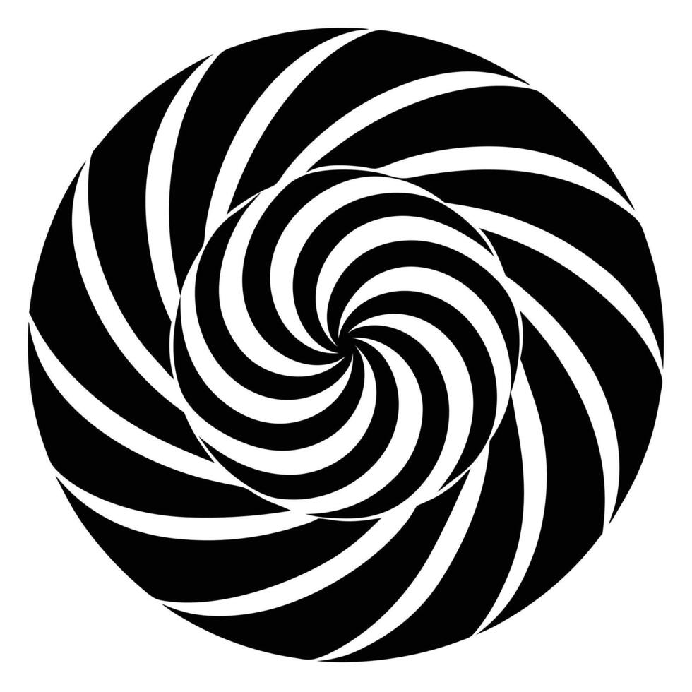 Spiral Line Art vector