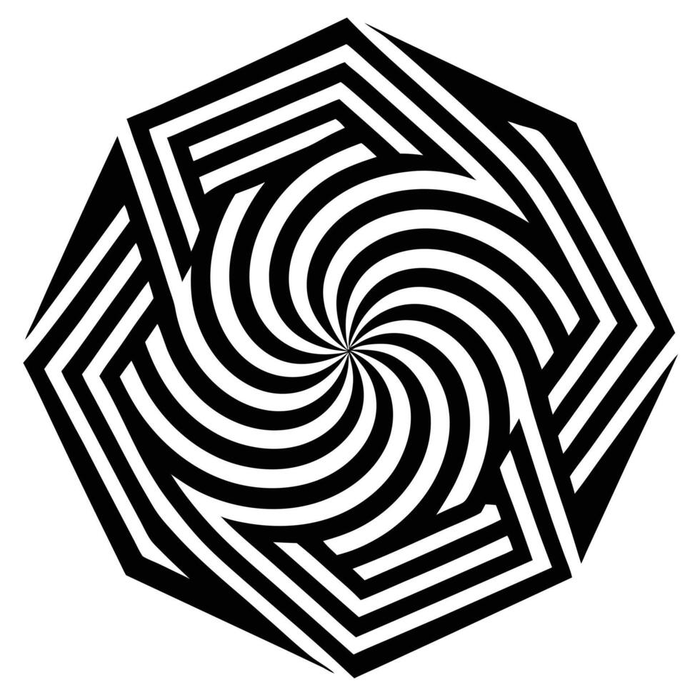 Clean Spiral art vector
