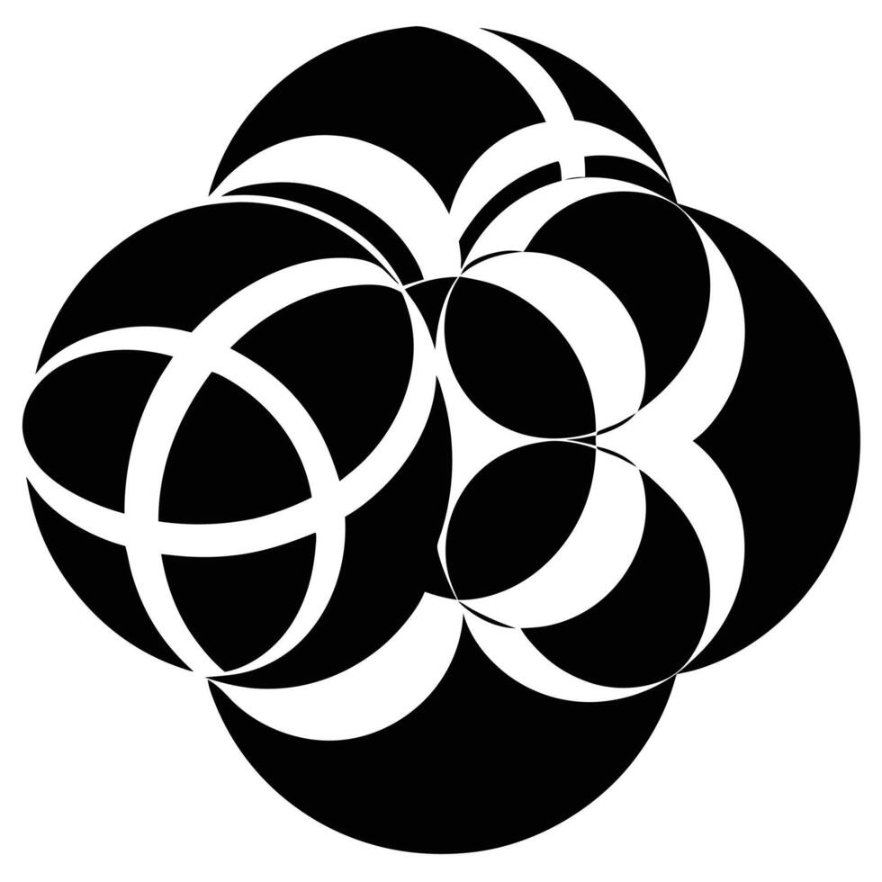 Trendy Gradient Spheres Graphic vector
