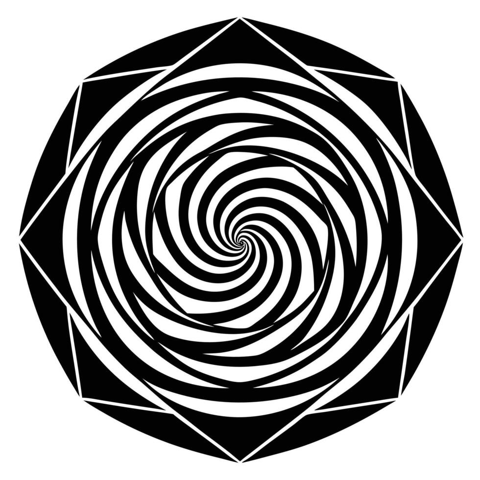 Abstract Spiral Artwork vector