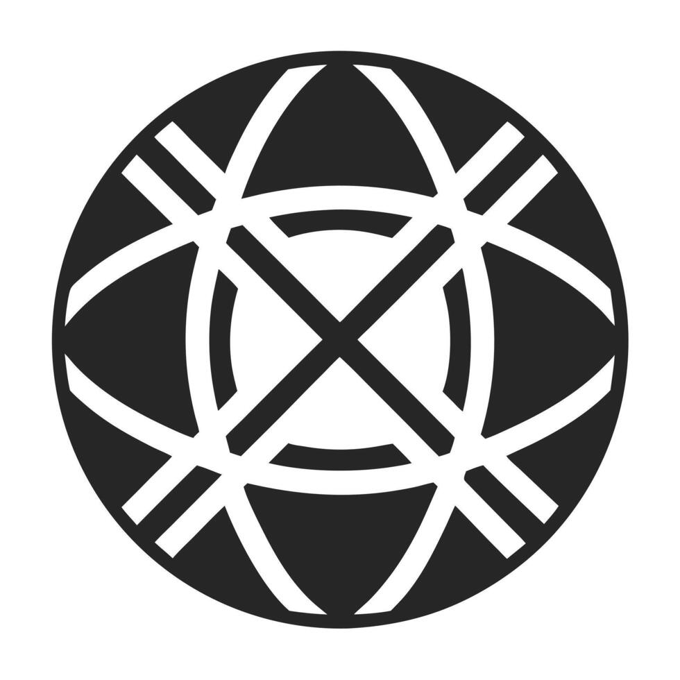 Globe Grid Illustration vector