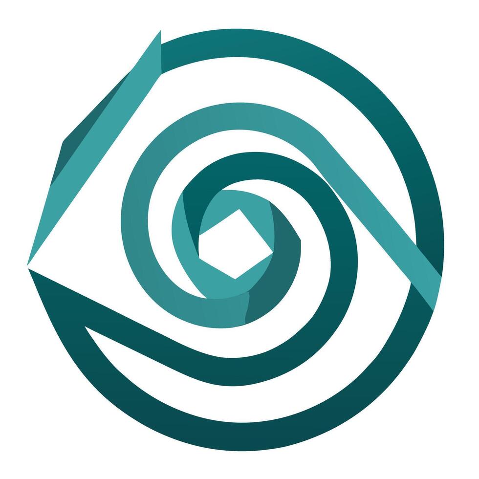 Modern Spiral Illustration vector