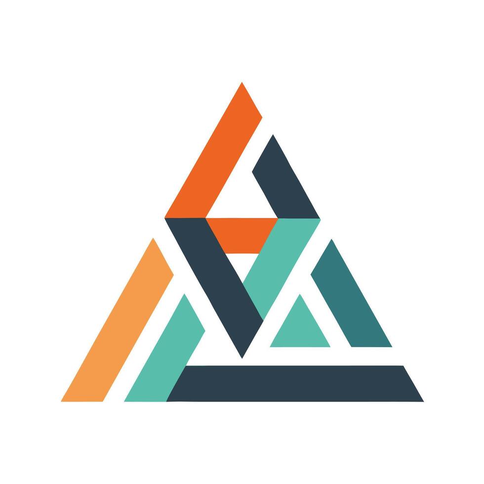 Abstract Geometric Logo vector