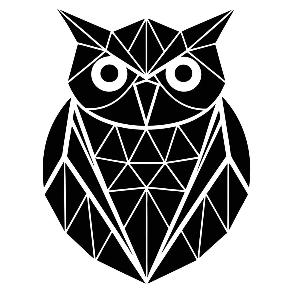 Abstract Geometric Owl vector