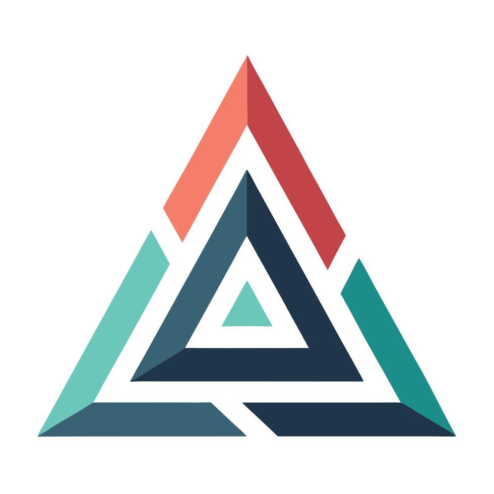 Triangle Geometry Art vector