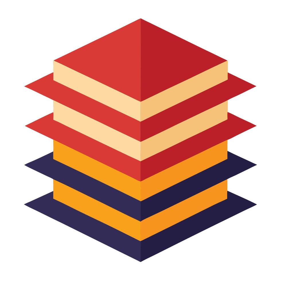 Abstract Rectangle Layout vector