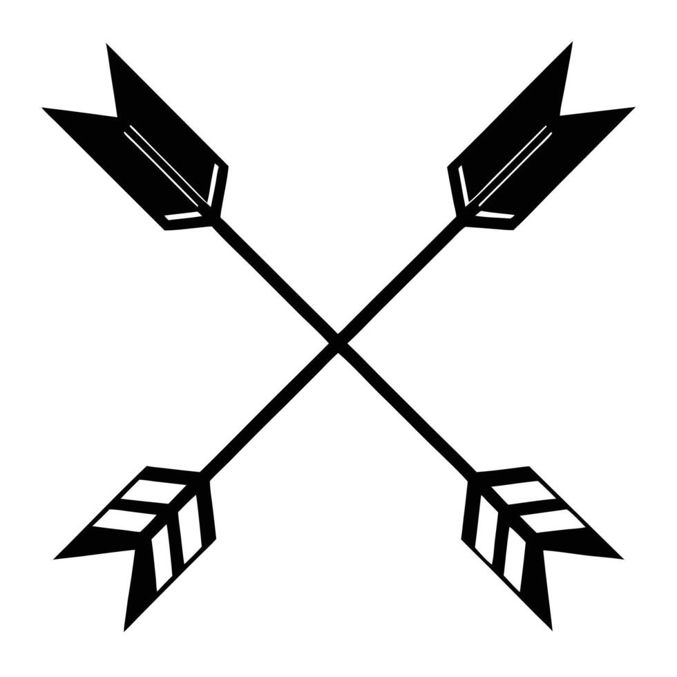 Balanced Arrow Shapes vector