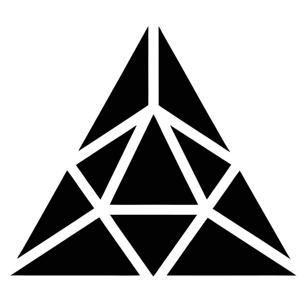 Modern Triangle Design vector