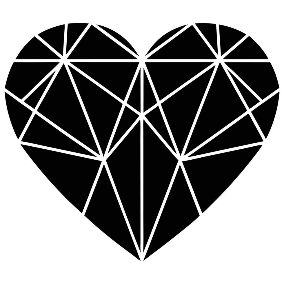 Modern Heart Illustration vector