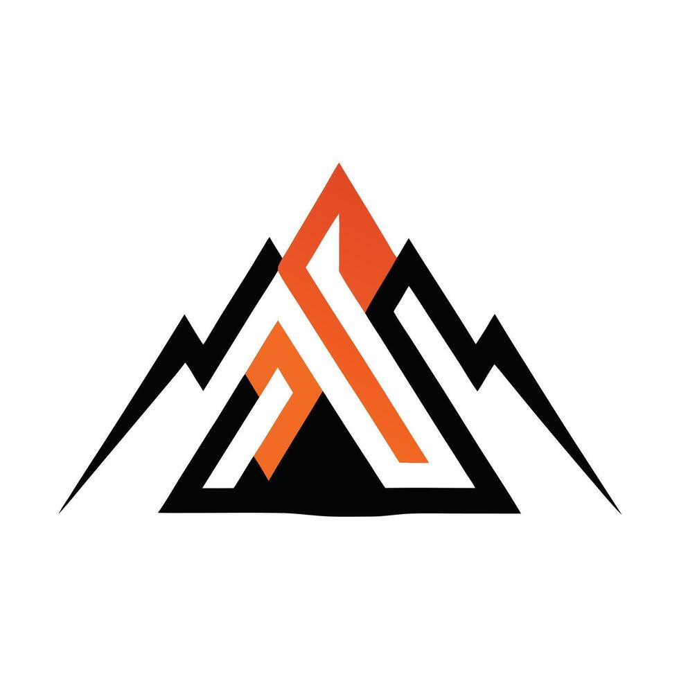 Mountain Shape Logo vector