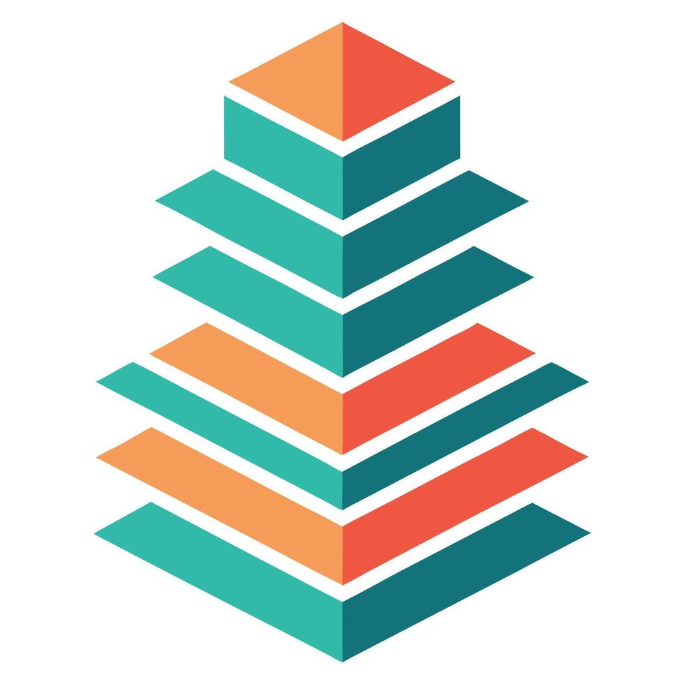 modern Simple Rectangular Graphics vector