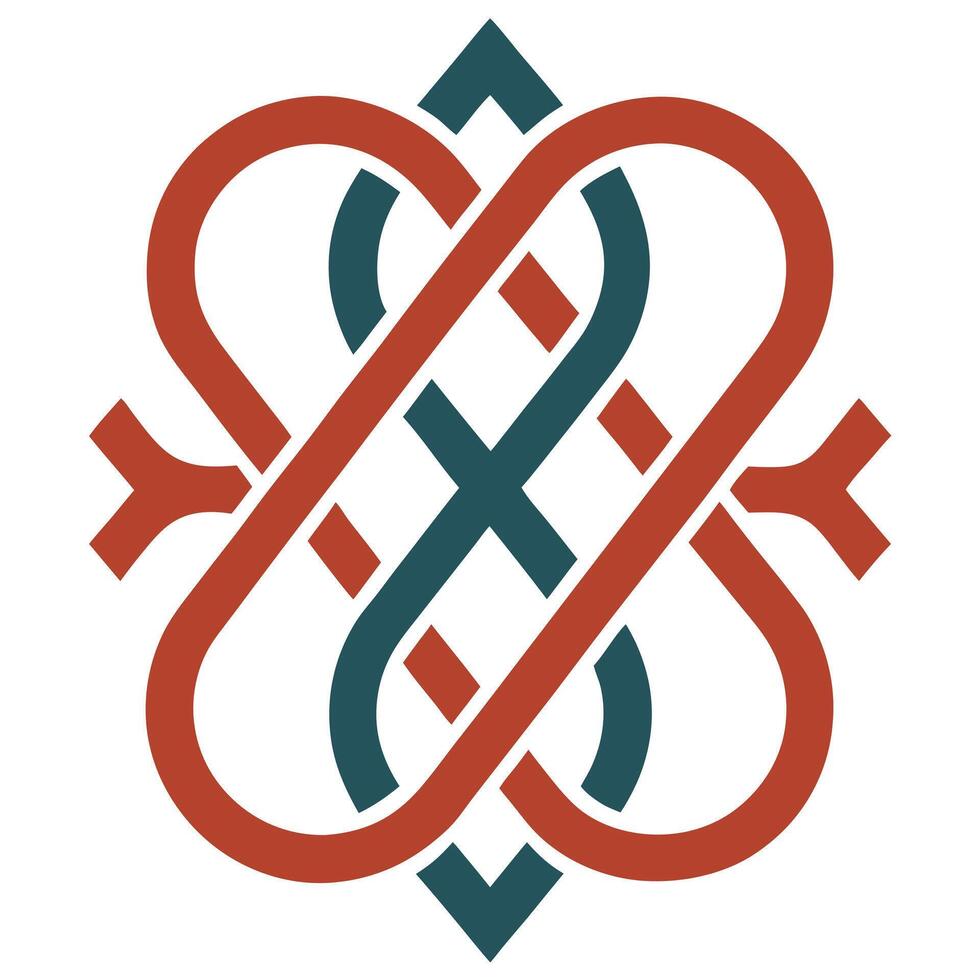Artistic Letter Intertwine vector